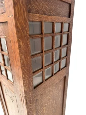 Arts & Crafts Armoire or Bookcase In the style of Architect Lauweriks, 1890s